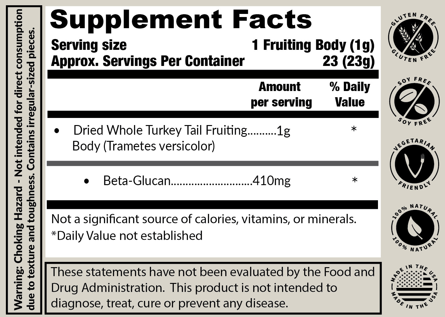 Tremetes Enthusiast Dual Pack - Ultra Premium Dried Turkey Tail Mushrooms
