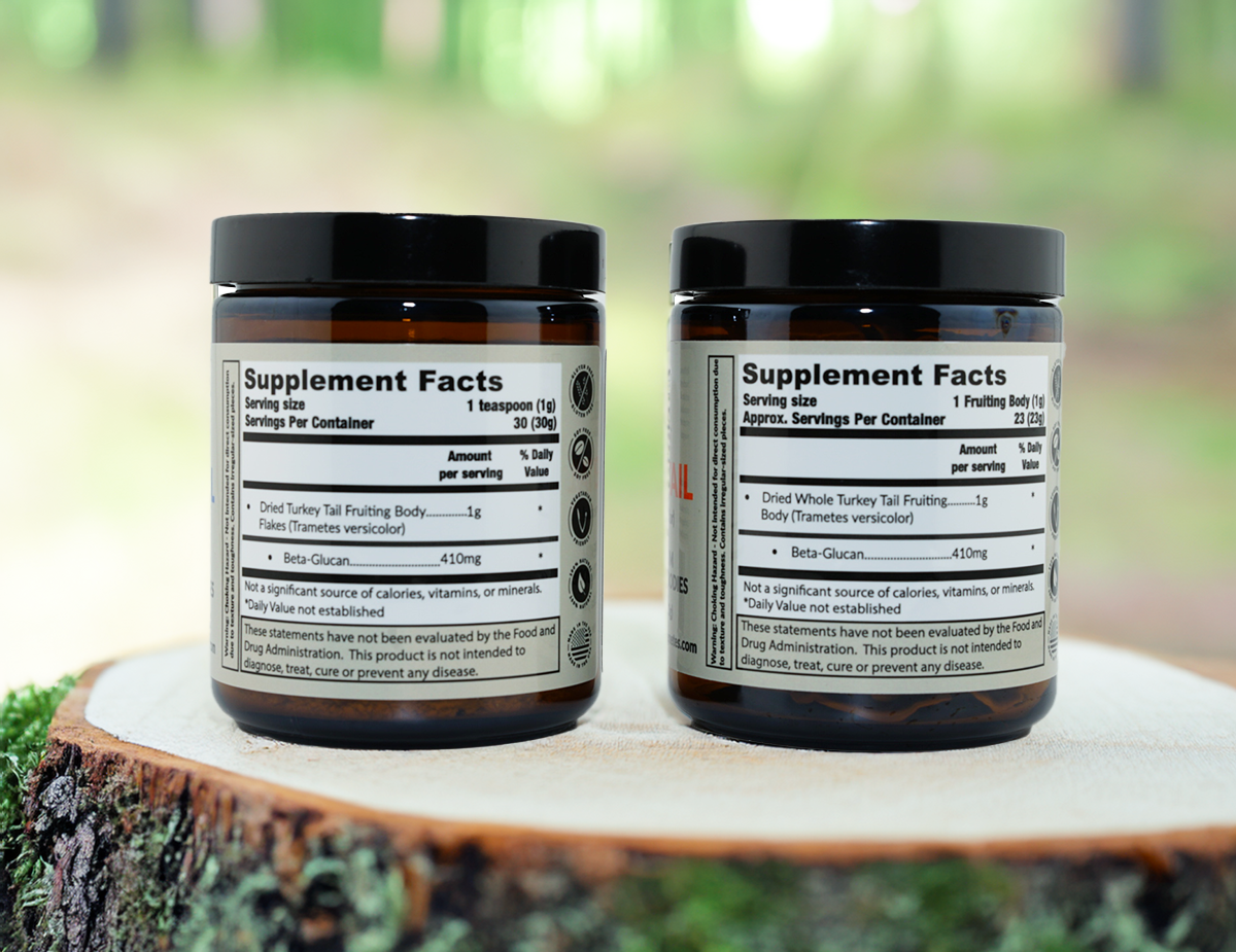 Tremetes Enthusiast Dual Pack - Ultra Premium Dried Turkey Tail Mushrooms