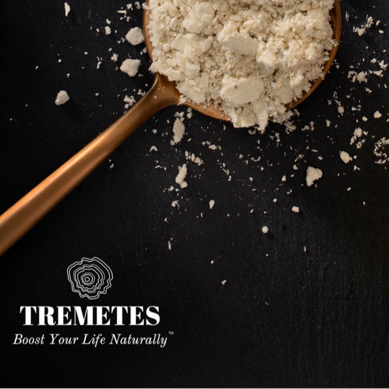 Tremetes Turkey Tail Fruiting Body Flakes | 41.2% Beta-Glucans (Lab Verified) | No Extracts, No Fillers, No Additives | Supports Immune and Gut Health