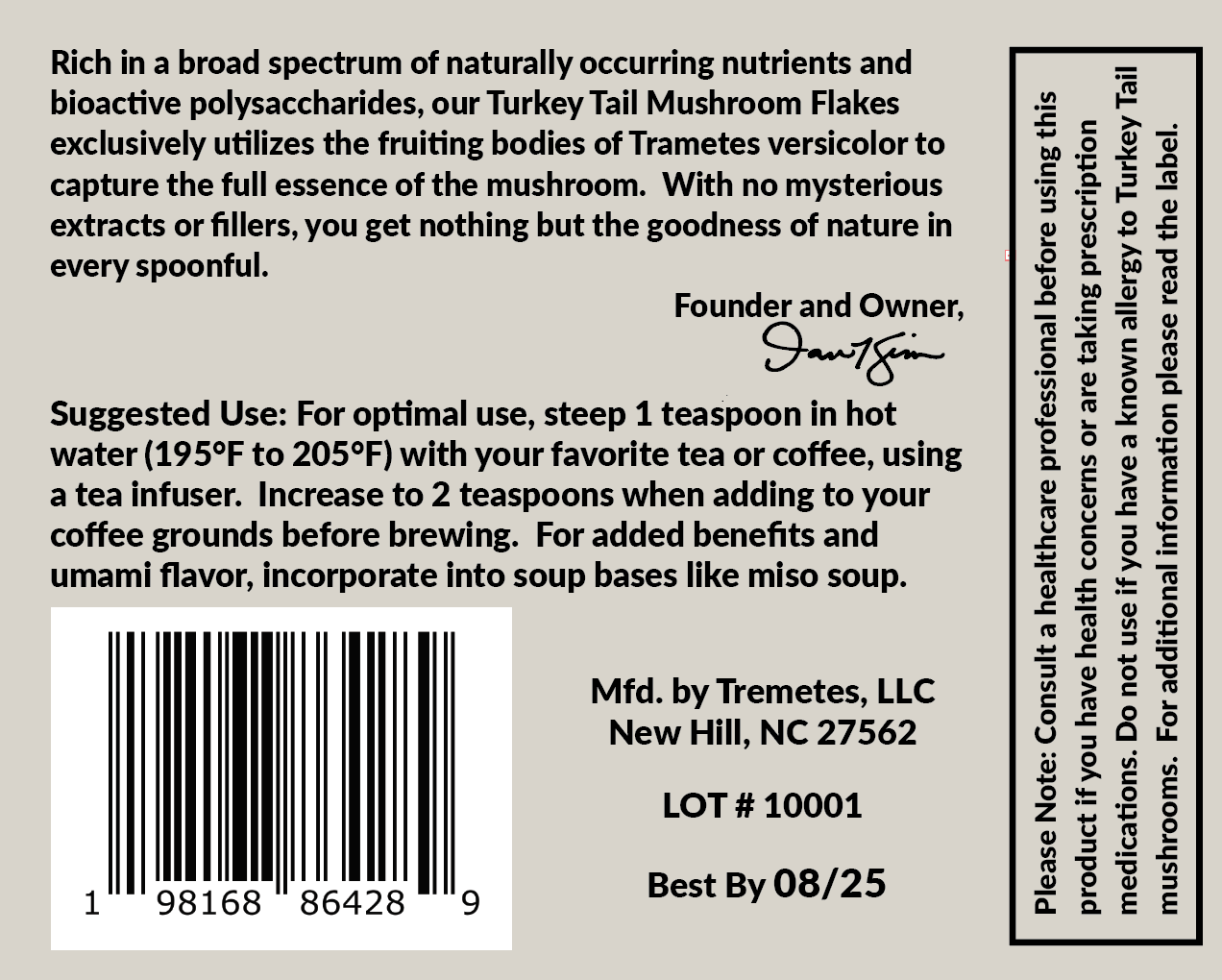 Tremetes Enthusiast Dual Pack - Ultra Premium Dried Turkey Tail Mushrooms