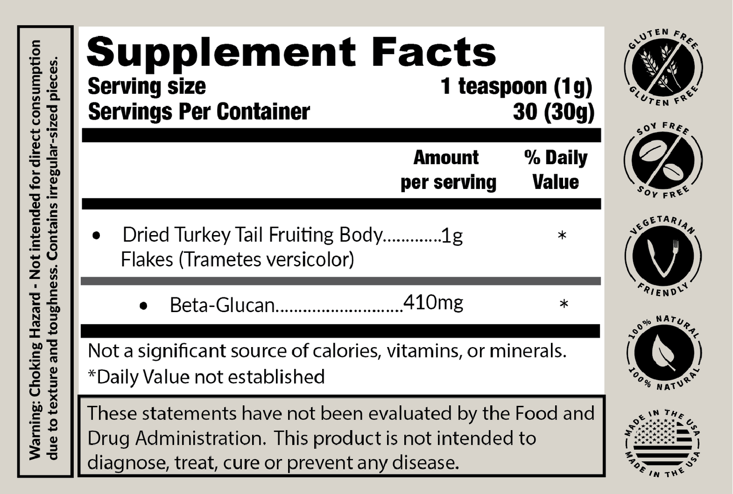 Tremetes Enthusiast Dual Pack - Ultra Premium Dried Turkey Tail Mushrooms